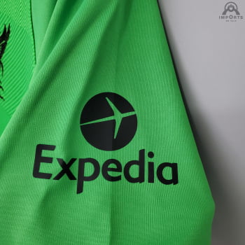Camisa Liverpool 21/22 Goleiro Verde + Personalização Grátis