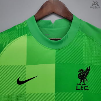 Camisa Liverpool 21/22 Goleiro Verde + Personalização Grátis