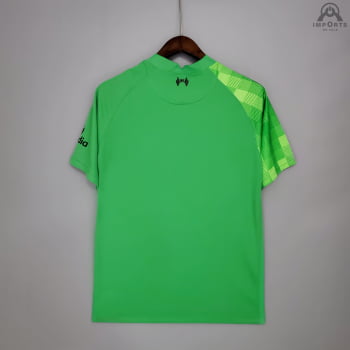 Camisa Liverpool 21/22 Goleiro Verde + Personalização Grátis