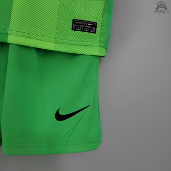 Kit Infantil Liverpool 21/22 Goleiro + Personalização Grátis 