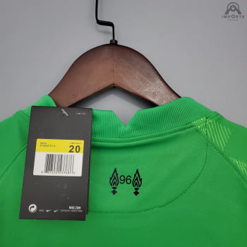 Kit Infantil Liverpool 21/22 Goleiro + Personalização Grátis 