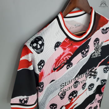 Camisa Liverpool 21/22 Treino Versão Torcedor - Crânio