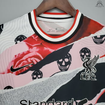 Camisa Liverpool 21/22 Treino Versão Torcedor - Crânio