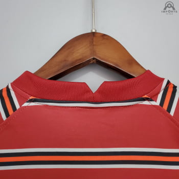 Camisa Liverpool 21/22 Treino Versão Torcedor - Vermelha Listrada