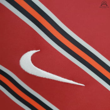 Camisa Liverpool 21/22 Treino Versão Torcedor - Vermelha Listrada