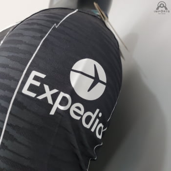 Camisa Liverpool 21/22 Versão Jogador Preta + Personalização Grátis