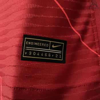 Camisa Liverpool I 21/22 Versão Jogador + Personalização Grátis