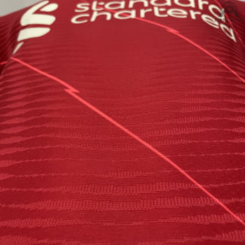 Camisa Liverpool I 21/22 Versão Jogador + Personalização Grátis