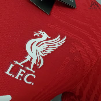 Camisa Liverpool I 21/22 Versão Jogador + Personalização Grátis