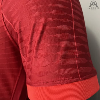 Camisa Liverpool I 21/22 Versão Jogador + Personalização Grátis