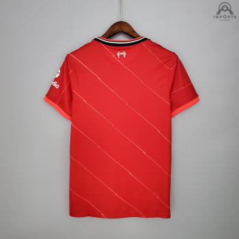 Camisa Liverpool I 21/22 Versão Torcedor + Personalização Grátis 