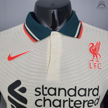 Camisa Liverpool II 21/22 Versão Jogador + Personalização Grátis