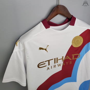 Camisa Manchester City 21/22 Versão Torcedor Louis Vuitton + Personalização Grátis