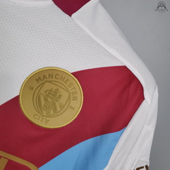 Camisa Manchester City 21/22 Versão Torcedor Louis Vuitton + Personalização Grátis