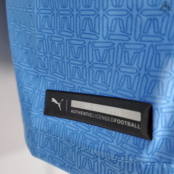 Camisa Manchester City I 21/22 Versão Jogador + Personalização Grátis