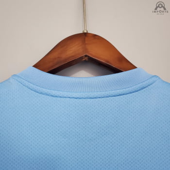 Camisa Manchester City I 21/22 Versão Torcedor + Personalização Grátis