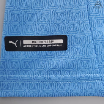 Camisa Manchester City I 21/22 Versão Torcedor + Personalização Grátis