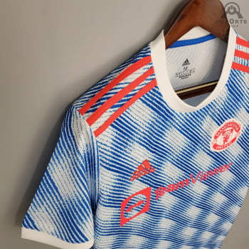 Camisa Manchester United II 21/22 Versão Torcedor + Personalização Grátis 
