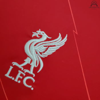 Camisa Manga Longa Liverpool I 21/22 + Personalização Grátis 