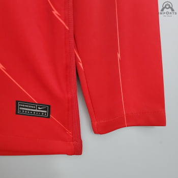 Camisa Manga Longa Liverpool I 21/22 + Personalização Grátis 