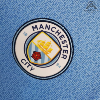 Camisa Manchester City I 21/22 Manga Longa + Personalização Grátis Camisa Manchester City I 21/22 Manga Longa + Personalização Grátis