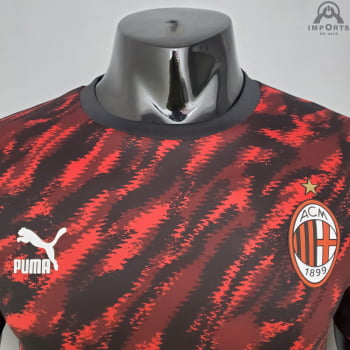 Camisa Milan 21/22 Treino Versão Jogador 