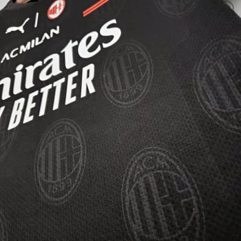 Camisa Milan 21/22 Versão Torcedor Ed. Especial + Personalização Grátis