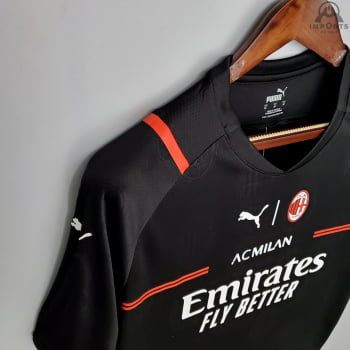 Camisa Milan 21/22 Versão Torcedor Ed. Especial + Personalização Grátis