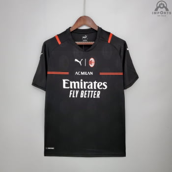 Camisa Milan 21/22 Versão Torcedor Ed. Especial + Personalização Grátis
