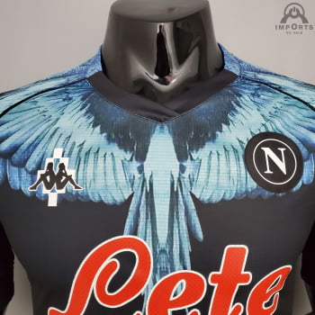 Camisa Napoli 21/22 Ed. Especial Amarela Versão Jogador + Personalização Grátis