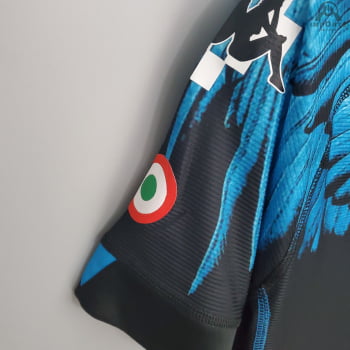 Camisa Napoli 21/22 Ed. Especial Azul Versão Torcedor + Personalização Grátis 