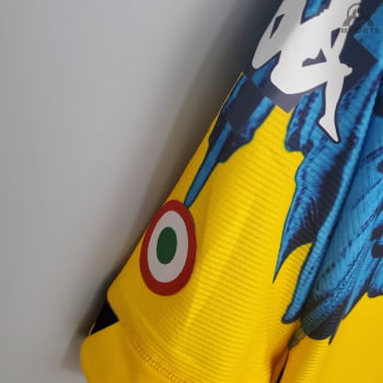 Camisa Napoli 21/22 Ed. Especial Amarela Versão Torcedor + Personalização Grátis