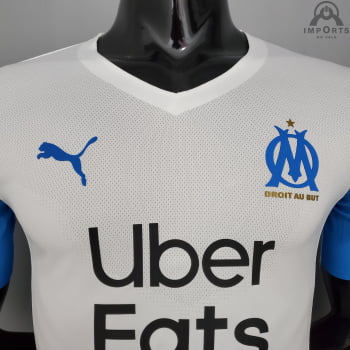 Camisa Olympique de Marseille I 21/22 Versão Jogador + Personalização Grátis 