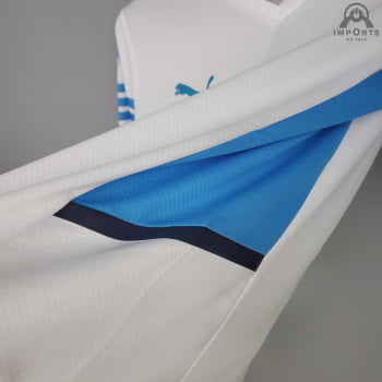 Camisa Olympique de Marseille I 21/22 Versão Torcedor + Personalização Grátis 