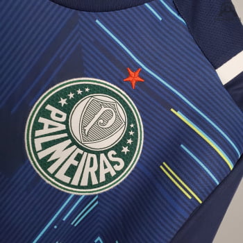 Camisa Palmeiras 21/22 Goleiro + Personalização Grátis - Azul