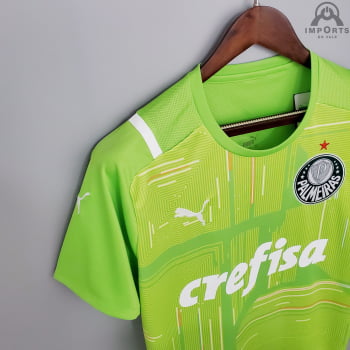 Camisa Palmeiras 21/22 Goleiro + Personalização Grátis - Verde