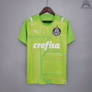 Camisa Palmeiras 21/22 Goleiro + Personalização Grátis - Verde