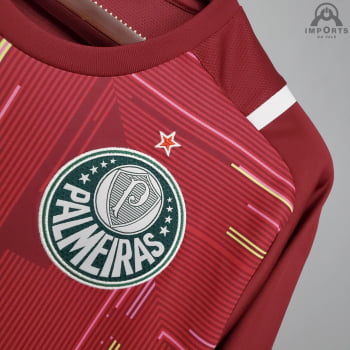 Camisa Palmeiras 21/22 Goleiro + Personalização Grátis - Vermelha