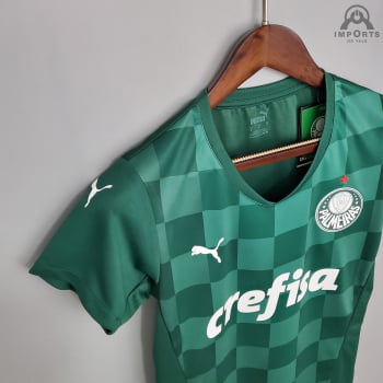 Camisa Palmeiras I 21/22 Versão Feminina + Personalização Grátis 