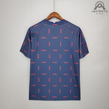 Camisa Paris Saint-Germain 21/22 Treino - Azul Royal