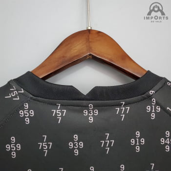Camisa Paris Saint-Germain 21/22 Treino - Preto