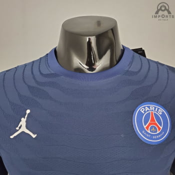 Camisa Paris Saint-Germain 21/22 Treino Versão Jogador - Azul 