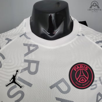 Camisa Paris Saint-Germain 21/22 Treino Versão Jogador - Branca