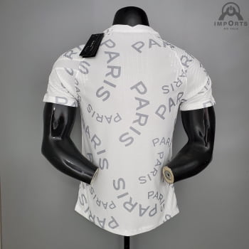 Camisa Paris Saint-Germain 21/22 Treino Versão Jogador - Branca
