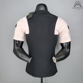 Camisa Paris Saint-Germain 21/22 Treino Versão Jogador - Preto e branco