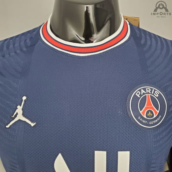 Camisa Paris Saint-Germain I 21/22 Versão Jogador + Personalização Grátis