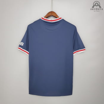Camisa Paris Saint-Germain I 21/22 Versão Torcedor + Personalização Grátis