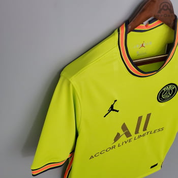 Camisa Paris Saint-Germain 21/22 Versão Torcedor - Verde