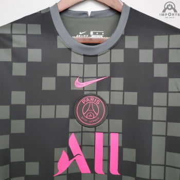 Camisa Paris Saint-Germain III 21/22 Versão Torcedor + Personalização Grátis
