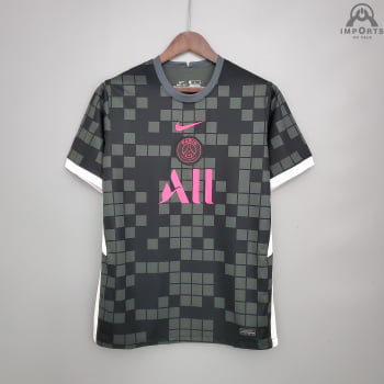 Camisa Paris Saint-Germain III 21/22 Versão Torcedor + Personalização Grátis
